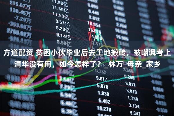 方道配资 贫困小伙毕业后去工地搬砖，被嘲讽考上清华没有用，如今怎样了？_林万_母亲_家乡